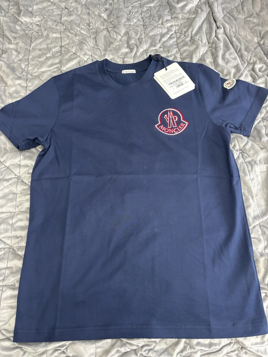 Moncler Blue T-Shirts for Men for sale | eBay UK