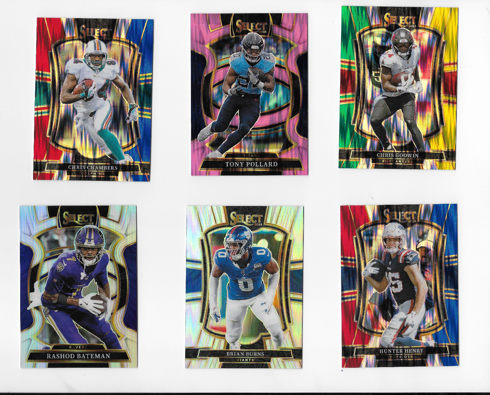 72 Card Select Football Lot AUTO PATCH RC Rookie Parallels # Inserts NFL view 23