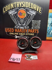 Harley Fxr Sportster Dyna Dual Guage Mechanical Speedometer Tachometer 90’s OEM