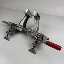 Vintage Zyliss Aluminum bench vise clamping system.