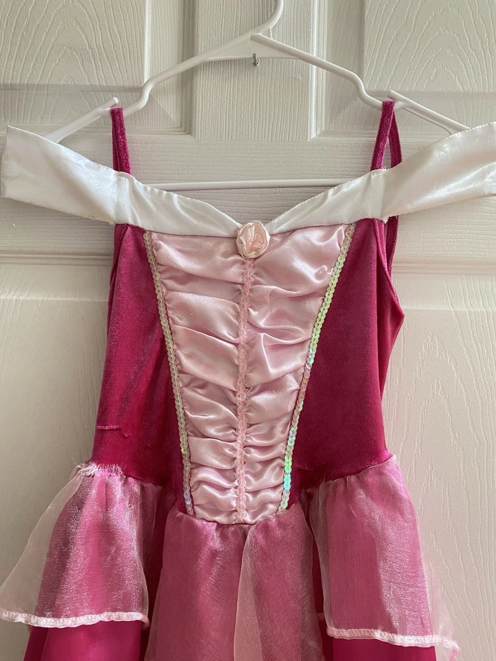 Платье принцессы Авроры Disney на заказ розовое размер 7-8 лет - Изображение 2 из 4