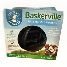 Baskerville Ultra Muzzle Size 3 for Dogs Comfortable Dog-Friendly Design New