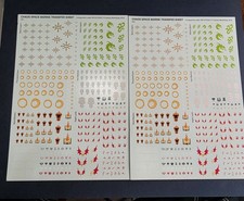 Warhammer 40k chaos space marine transfer sheet X2 - Brand New Sheets