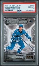 Macklin Celebrini 2024 O-Pee-Chee Platinum #SS11 Sweet Selections PSA 10 Sharks