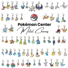 Pokemon Center Original Metall Anhänger Schlüsselanhänger Japan SIE WÄHLEN - KOSTENLOSER VERSAND