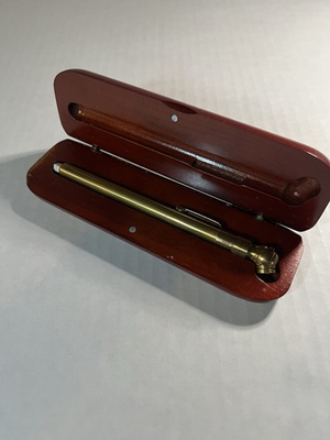 #ad #ad Snap On 50th Anniversary Brass Tire Pressure Gauge PGPS50 w Wood Case $57.57