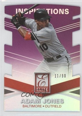 2015 Panini Elite Inspirations Die-Cut 11/90 Adam Jones #51 0c6