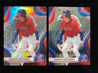 2024 Bowman's Best ROMAN ANTHONY REFRACTOR #TP-3 Boston Red Sox (2) Card SP Lot