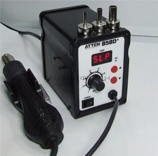 220V New Soldering Atten AT858D+ Hot Air Gun Rework Station ab