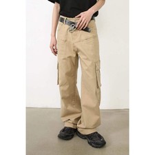 Men's Baggy Jeans with Cargo Pockets