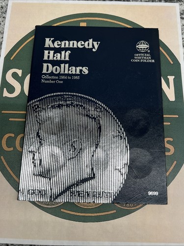 Whitman Coin Holder 9699 Kennedy Half Dollar 1964-1985