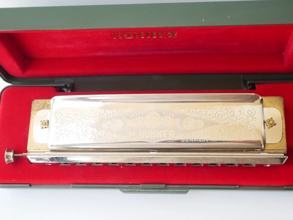HARMONICA HOHNER Super Chromonica 270 en C Box Made in Germany - Photo 3/4