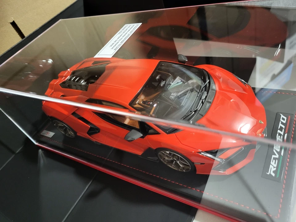 LAMBORGHINI REVUELTO 1/18 ARANCIO DAC MR COLLECTION MODELS LAMBO058SE - Immagine 4 di 4