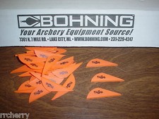 36 Bohning 2" BLAZER Arrow Arrows VANES Archery NEON ORANGE
