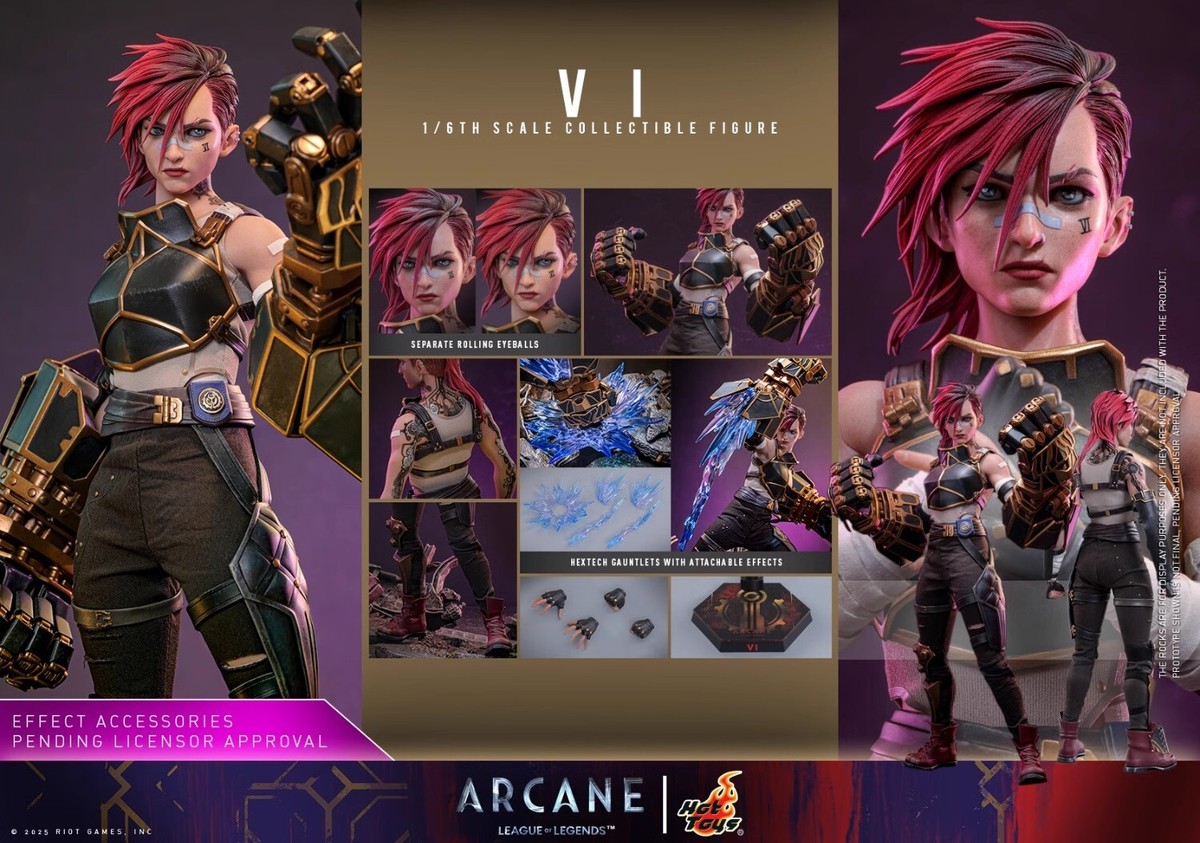 In Stock New Hot Toys TMS138 1/6 Arcane League of Legends Vi