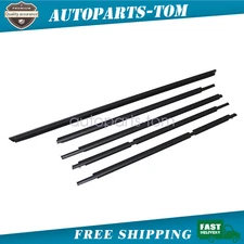 Outer Door Window Weatherstrip Seal Belt 5PCS Kit For Toyota 4Runner 2003-2009