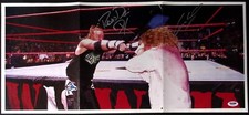 Gangrel & Road Dogg DX Signed 11x24 Magazine Centerfold Poster PSA/DNA COA WWE