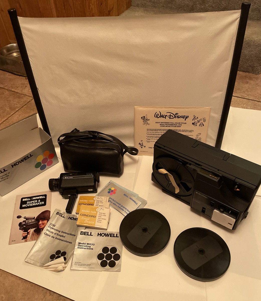Bell & Howell Dual 8mm Projector Lumina MX33 And Bell & Howell