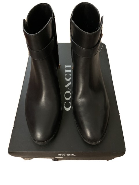 coach debi leather bootie