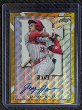 1/1 Jayson Jones GOLD WAVE PROOF Autograph Auto! 2021 Leaf Perfect Game! Hogs!