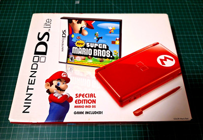 NEW Nintendo DS Lite Special Editon Mario Red *100% SEALED - $150 OFF SALE*