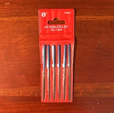 Model Horse Hobby 6-Piece MINI NEEDLE FILE SET for Prep Work - 2mm x 100mm (4")