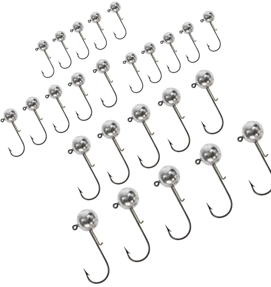 Jig Haken Box 25x Jigköpfe Jigkopf Bleikopf Jighead Set 5-15g Angeln Jig Haken - Bild 4 von 4