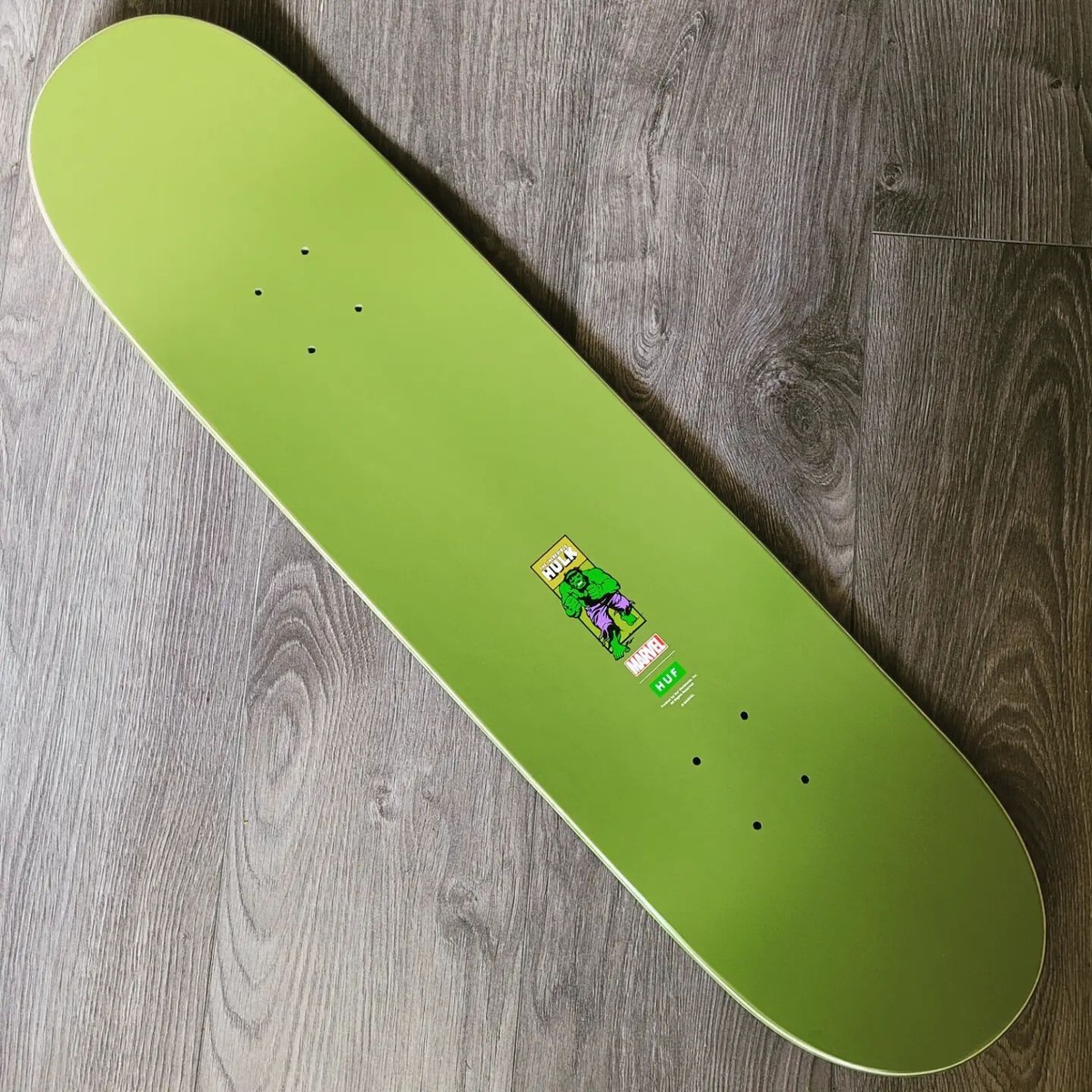 HUF x Marvel Hulk Lenticular Skateboard Deck 8.25