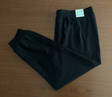 Pantalón Jogger Rachel Zoe Para Mujer XL Calce Relajado Versátil Elástico Negro Nuevo con Etiquetas
