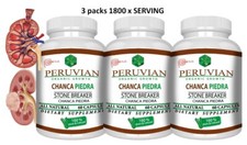 Stone Breaker Chanca Piedra 1800 Per Serving Total/ 3 Pack Deal FRESH AND NEW