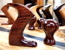 Cocobolo Tote & Knob For New Style Lie Nielsen No 4 Hand Plane with Toe Hole