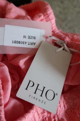 NWT WOMENS PHO FIRENZE CORAL LACE SLEEVELESS MAXI DRESS SZ M * - Picture 11 of 11