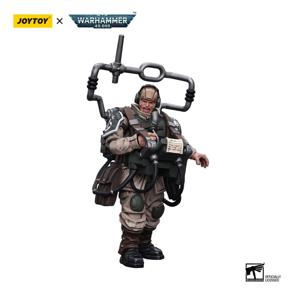 JoyToy Space Marines Astra Militarum Cadian Command Squad Figurine articulée 1/18 - 2