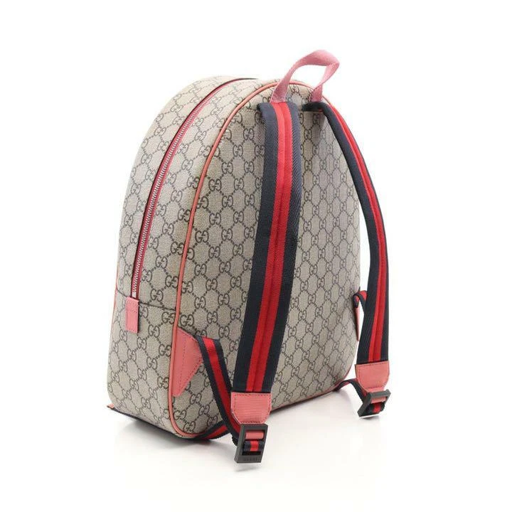 Higuchi Yuko Backpack PVC Leather Beige Multicolor Kids Gucci