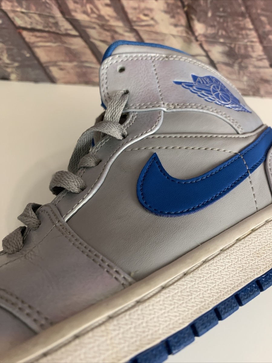 Size 9 - Air Jordan 1 Mid Wolf Grey for sale online | eBay