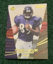TRAVIS TAYLOR - 2000 COLLECTOR'S EDGE SUPREME UPDATE ROOKIE CARD # U160 - NFL. rookie card picture