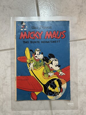 MICKY MAUS COMIC HEFT BAND NR.1 VOM SEPTEMBER 1951 NACHDRUCK