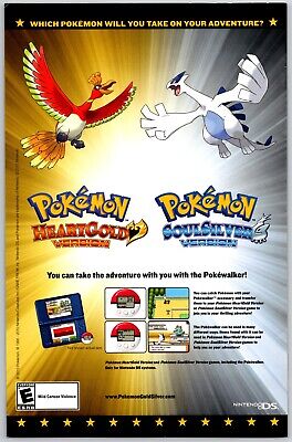 I snagged these COMING SOON/PRE-ORDER official promotional posters for Pokémon  HeartGold and SoulSilver back in 2010 or so from my then-local GameStop. I  don't even know what they're worth, since it doesn't