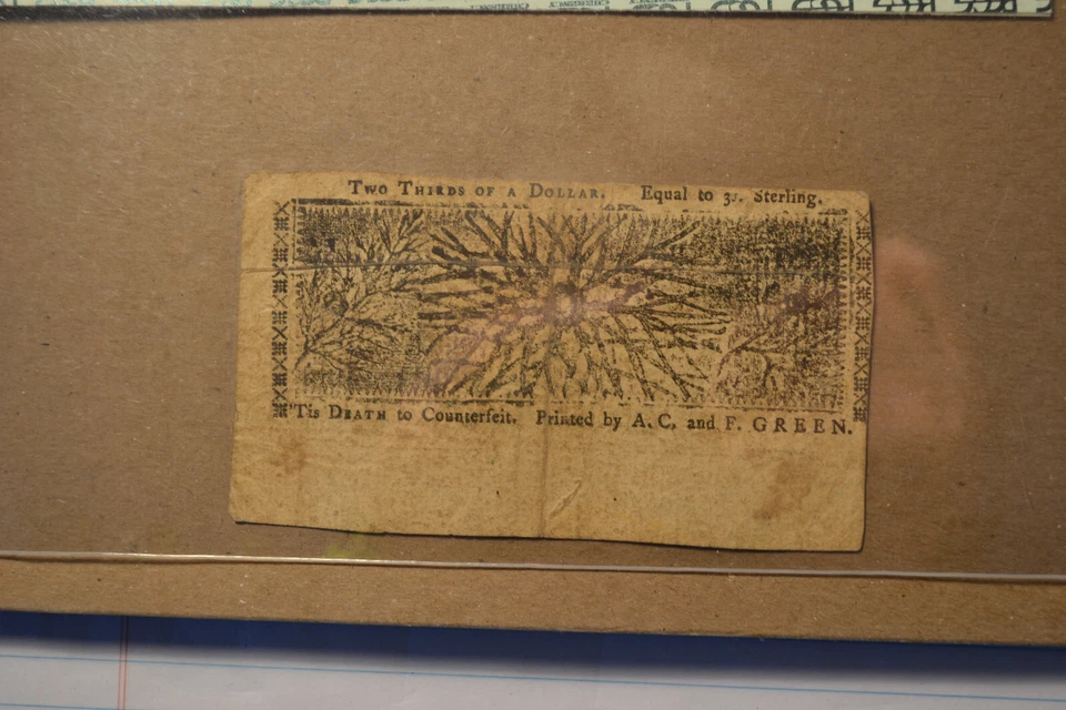 Maryland Colonial Note- April 10, 1774 $2/3 PCGS Very Fine 20. plastic open - Image 4 of 4