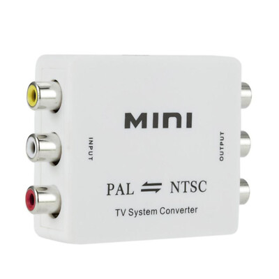 Bi-Directional Dual-Way NTSC To PAL + PAL To NTSC Video System Converter Adapter
