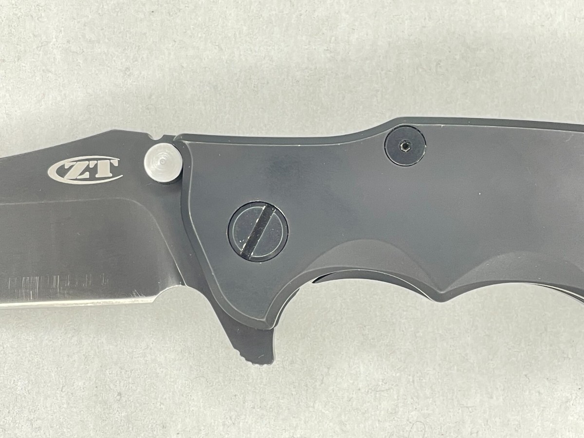 RARE Zero Tolerance ZT 0392 BLK 204P Limited Edition Hinderer / ZT