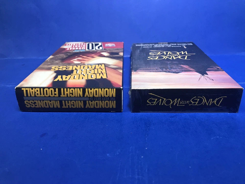 Sealed 1990 Dances With Wolves Orion Watermark & Monday Night Madness Used 1989 - Image 3 of 4