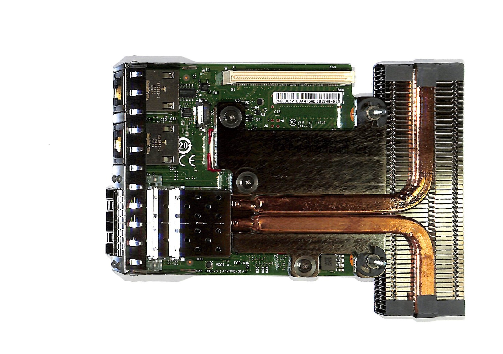 Dell Intel X520 I350 2x10Gb SFP 2xGBe R730 R640 R740 Network Daughter