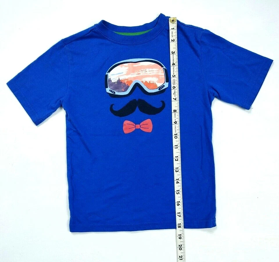 Camisa divertida azul Faded Glory para niños talla pequeña  Foto 3 de 4