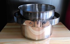  GRAND RAFRAICHISSOIRE attr à MARIA PERGAY 1970's SIMAR INOX