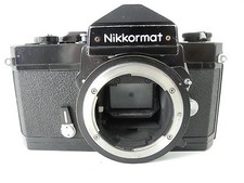 NIKON NIKKORMAT BLACK PAINT GREAT USABLE CONDITION SHUTTER RIGHT ON AND METER