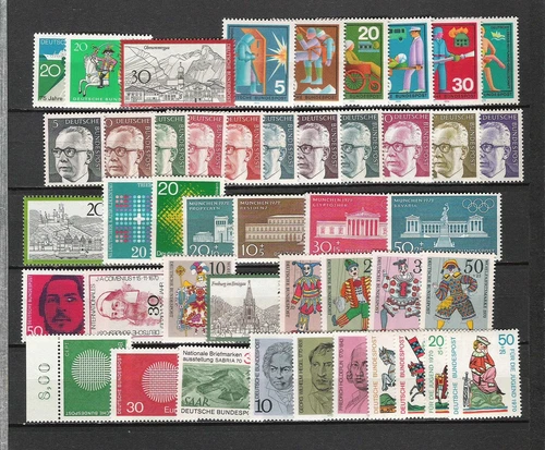 Federal Republic of Germany, year from 1970 - 1979, mint condition **, to choose from