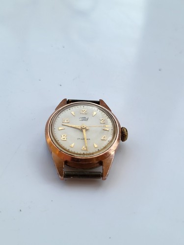 VINTAGE USSR Soviet Era Old Women's Watch ZARIA 15 JEWELS CAL.2009 Small Model - Picture 2 of 12