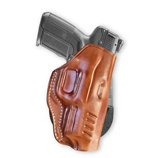 Leather OWB Paddle Holster Open Top Fits, FNH 5-7 Five Seven 4.8'' Barrel #1100#