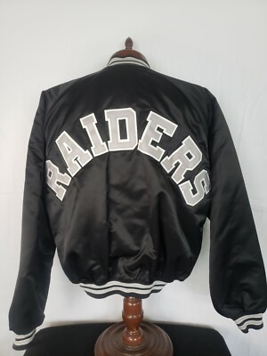 Veste Satinée Vintage Chalk Line - Oakland/Las Vegas Raiders - Taille 2XL - Style Années 90 Starter